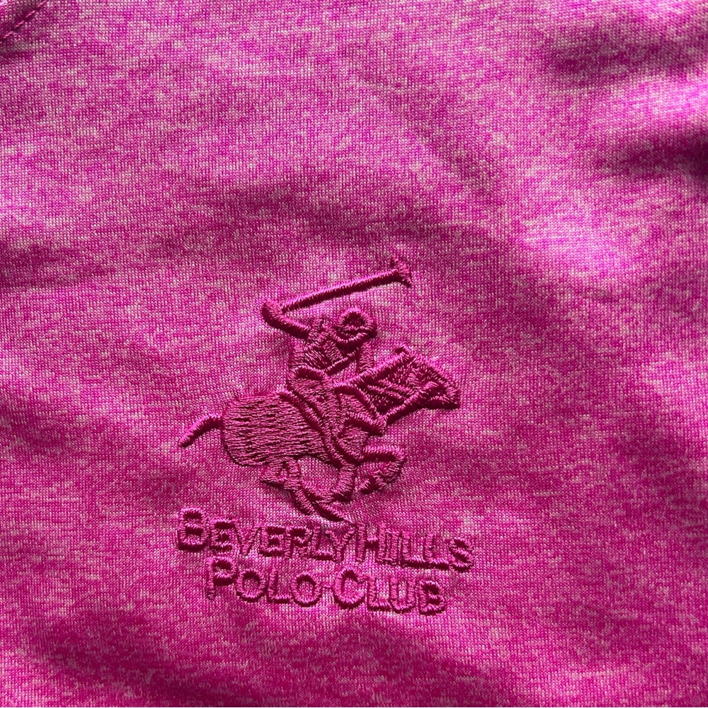 Beverly Hills Polo Club Magenta T-Shirt - Picture 4 of 7